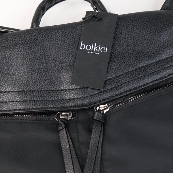 Botkier New York Women's Black Casual Travelling Mini Nylon Back Pack New - Picture 2 of 8